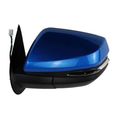 Imagem de Conjunto de espelho retrovisor para porta lateral de carro compatível com JAC T8 Pickup 8210200P306A Conjunto de espelho externo com seta LED automática sem câmera(Only Left-02)