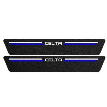 Imagem de Kit Soleira Protetora Porta Premium Blue PVC  -  Celta 2PT - Jhow Ades