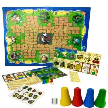 Imagem de 10 Jogos De Tabuleiro Ilha Do Tesouro Atacado Festa Junina [f114]