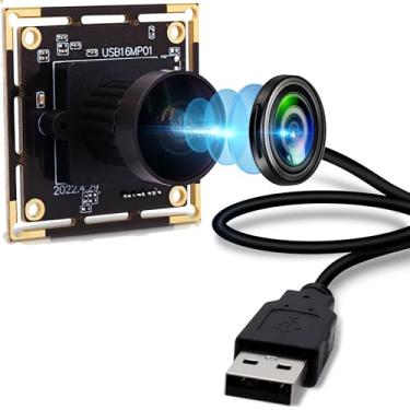 Imagem de IFWATER Módulo De Câmera Usb 16Mp 4K Com Lente Grande Angular 170 Graus, Placa Pequena 3496P Incorporada Para Máquina Industrial, Opencv, Vídeo Uvc, Raspberry Pi Jetson Nano