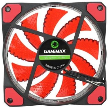 Imagem de Cooler 32 Led Vermelho 120Mm 12Cm Ventoinha Gamemax Gf12R