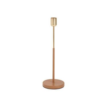 Imagem de Castiçal Porta Velas Decorativo Elegante Grande Em Metal Luxo - Casa H