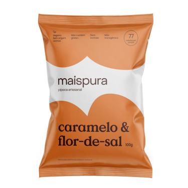 Imagem de Pipoca Artesanal MaisPura Caramelo E Flor-De-Sal 100g