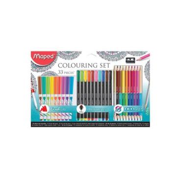 Imagem de Kit Colouring Set Color' Peps 33 Peças - Maped