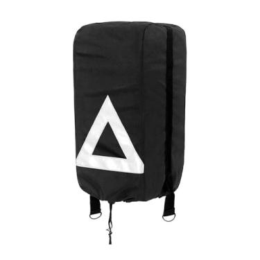 Imagem de Acouto Tampa Língua Tampa de Jacte Elétrico RV Tampa de Língua Hidráulica Tampa 420d WaterTight Oxford Cloth 18*7,5*9 Polegadas Com Faixa Refletiva (14 x 5 x 1 polegada)