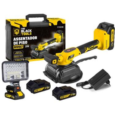 Imagem de Maquina Assentar Piso Elétrica 2 Baterias + Holofote Led 18w - The Bla