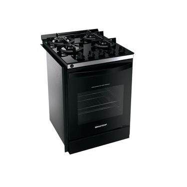 Imagem de Fogão Brastemp 4 Bocas De Embutir Preto Com Mesa De Vidro E Dupla Chama  - BYO4XAE