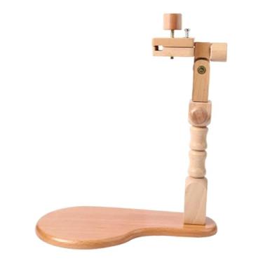 Imagem de Vaveren Suporte para bastidor de bordado com altura ajustável para acessórios de trabalho manual, presentes, suporte para ponto cruz para projetos de bordado