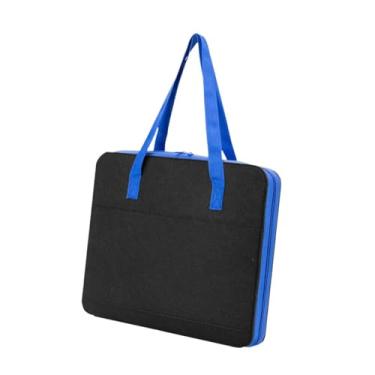 Imagem de simhoa Estojo organizador portátil para carrinhos de brinquedo com 52 compartimentos, bolsa de feltro para armazenamento, bolsa leve e portátil para crianças, Preto