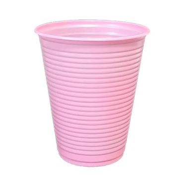 Imagem de Copo Descartável para Festa 200ml C/50 Unid [COR: Rosa Claro]