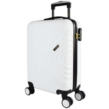 Imagem de Mala Viagem Pequena Com 4 Rodinhas 360 Bordo Premium Luxo