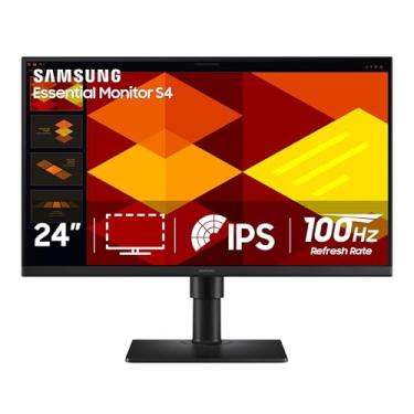 Imagem de Samsung Monitor empresarial sem bordas de 61.0 cm (S40GD) com painel IPS, taxa de atualização de 100 Hz, modo protetor de olhos, design ergonômico, modo de imagem de jogo, LS24D402GANXGO