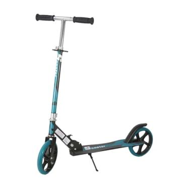 Imagem de Patinete Infantil Juvenil Dobrável E Ajustável Rodas 20cm Scooter - Azul