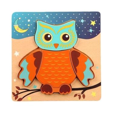 Imagem de Quebra-cabeças Educativos 3D De Madeira Para Crianças, Brinquedos De D