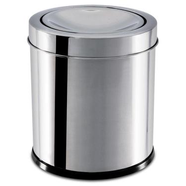 Imagem de Lixeira Brinox com Tampa Basculante 3032/201 em Inox - 3,2 L