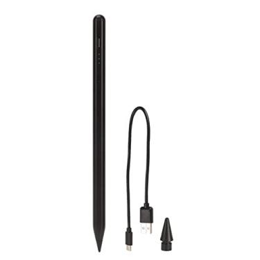 Imagem de Smart Pen, Touch Switch Caneta Stylus Magnética Tipo C Indicador LED Air 5th 4th (preto)