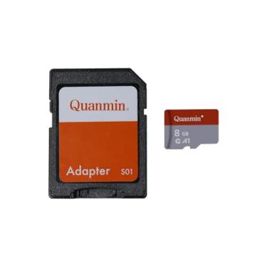 Imagem de Cartão micro SD de 8 GB Classe 10 U1 (40 MB/s) - para câmera 4K, câmera de ação, drone, console de jogos, com adaptador (à prova d'água, à prova de choque; adequado para videografia/fotografia HD)