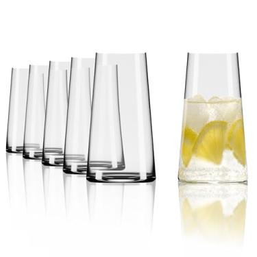 Imagem de Copo Longdrink Stölzle Lausitz Power 460 ml - 6 Peças – Copos de cristal para Drinks, Água & Sucos – Resistentes e compatível com lava-louças – Feito na Alemanha