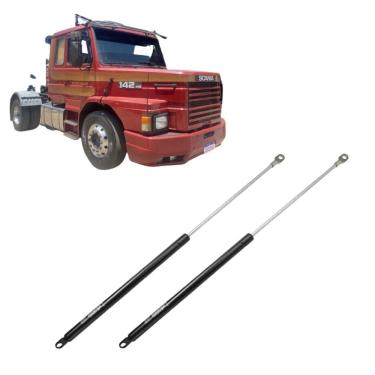 Imagem de Kit Amortecedor Pistão Tampa Frontal Motor Capô Scania R-142 [f103]