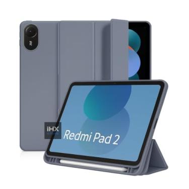 Imagem de Capa Case Premium para Redmi Pad 2 2025 com Compartimento para Pencil Anti-Impacto Tampa Magnética (LAVANDA)