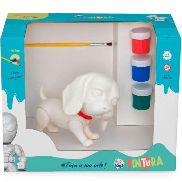 Imagem de Brinquedo Para Pintar Cachorrinho De Colorir Bill + 3 Anos
