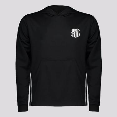 Imagem de Blusa com Capuz Santos Rain Infantil Preta-Unissex
