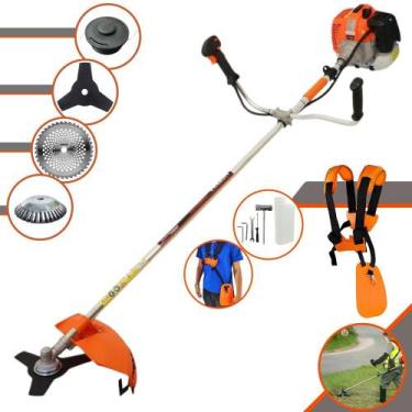 Imagem de Roçadeira Aparador de Grama Vulcan VR620H À Gasolina 2T 62cc 3HP 12.50