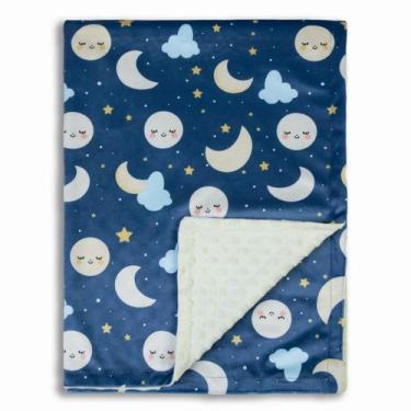 Imagem de Cobertor de bebê Donsonny 76x102 cm Soft Reversível Minky