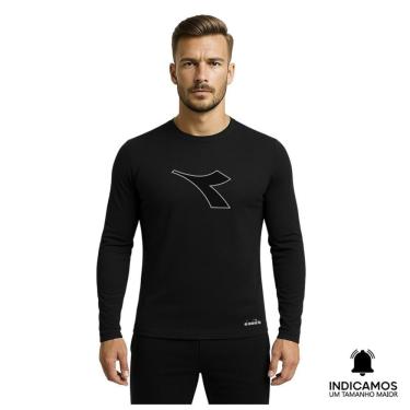 Imagem de Camisa Térmica Diadora Manga Longa Big Logo Icon Masculina