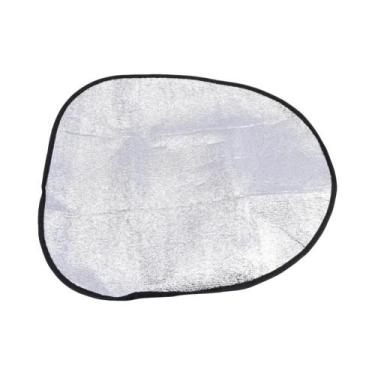 Imagem de Capa Protetora Para Volante De Carro Em Prata, Dobrável E Com Proteção