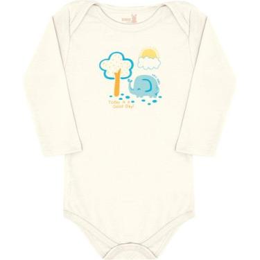 Imagem de Body mang long bebe 13539 kiko e kika - Kiko baby, Bege, M