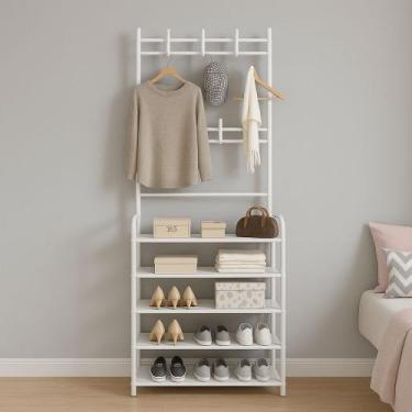 Imagem de Sapateira Organizador 5 Andares Cabideiro Arara Roupa Sapato - Yeet