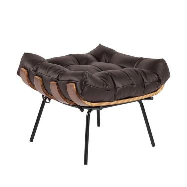 Imagem de Puff Costela Sala E Escritório Corino Preto