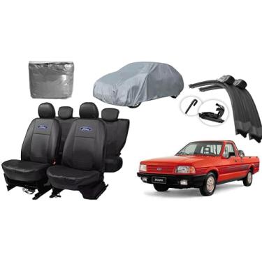 Imagem de Capa de couro +Capa de cobrir + Limpador de para - brisa -Ford pampa 82-97