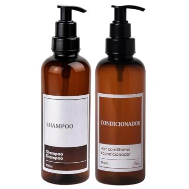 Imagem de Kit Banheiro 3 Peças Porta Shampoo Condicionador Hidratante (Kit 2)