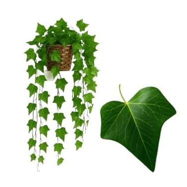 Imagem de Arranjo Pendente 3 Cordões Hera,Jiboia no Vaso Decor,samambaia artificial,planta artificial(H)