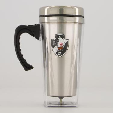 Imagem de Caneca Acrílico Inox Vasco Escudo Prata-Unissex