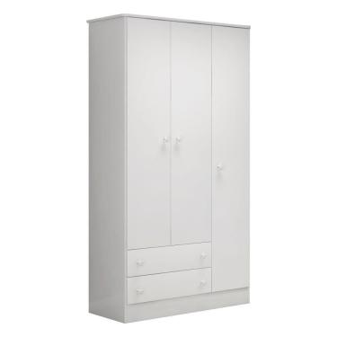 Imagem de Guarda Roupa Infantil Doce Sonho 3 Portas Branco - Qmovi