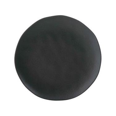 Imagem de Conjunto com 6 Pratos Raso Orgânico Preto Matte Ø 26,5cm
