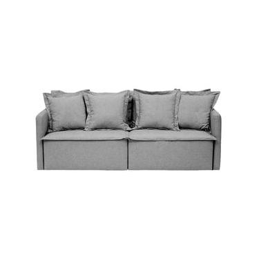 Imagem de Sofá Retrátil Clio Titânio 1,8m - Westwing Collection Cinza