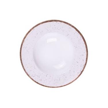 Imagem de Prato Pasta Tramontina Rústico Marrom em Porcelana 27 cm