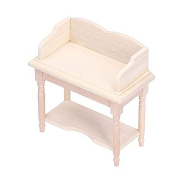 Imagem de TOPINCN Mesa de Casa de Bonecas Em Miniatura, Acessórios de Móveis para Casa de Bonecas DIY Em Escala 1/12 Com Design Moderno, para Sala de Estar, Sala de Jantar, Decoração de Sala de