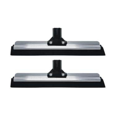 Imagem de 2 Rodos Duplo de Alumínio Reforçado 30cm com EVA Macio Sem Cabo – Limpeza Rápida e Eficiente para Pisos, Vidros e Azulejos | Leve, Resistente, Durável e Multiuso para Uso Doméstico e Profissional