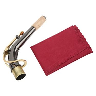 Imagem de LiebeWH Sax Bend Neck, Cortiça de Metal, Acessório de Saxofone Alto para Som e Fluxo de Ar Aprimorados, Perfeito para Músicos