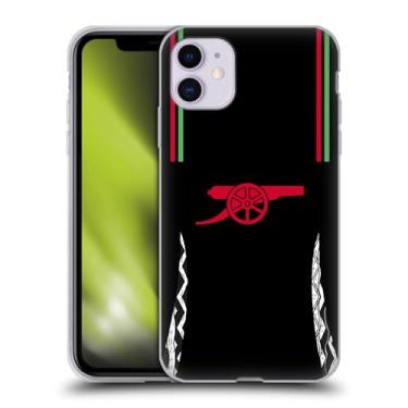 Imagem de Head Case Designs Capa de gel macio oficialmente licenciada Arsenal FC Away 2024/25 compatível com Apple iPhone 11