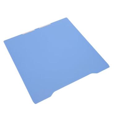 Imagem de Sanpyl Placa de Construção de Textura Dupla Face Azul 310x325mm para Impressora 3D K2 Pro, Plataforma de Impressão a Frio para Impressão Em Baixa Temperatura, Fácil Remoção de Modelo, Revestimento