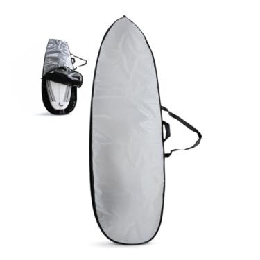 Imagem de Capa Prancha de Surf Refletiva Térmica [Escolha o Tamanho] - Bag Impermeável com Alça de Ombro e Zíper Anticorrosivo (6'0/6'3/6'7) - Nylon Reforçado e Zíper Heavy Duty (6'0)