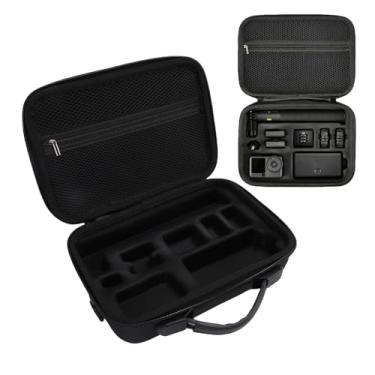 Imagem de ASHATA Estojo de Transporte para Osmo Action 6, Bolsa Portátil de Viagem, Estojo Rígido, Bolsa de Malha Grande Com Alça de Ombro para Câmera e Acessórios Osmo Action 6