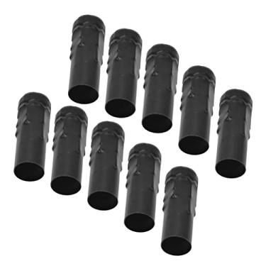 Imagem de Alomejor Candelador de Velas, Mangas de Vela de Lustre, Mangas de Lâmpada de 10 Pacote para Luminária de Luminária de Candelabra Tubo de Base de Lâmpadas (Preto)