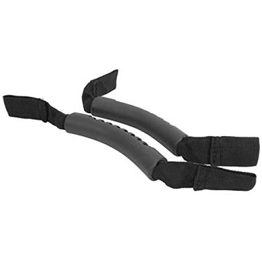 Imagem de KIMISS 2 Peças de Alça de Encosto de Cabeça do Assento Traseiro do Carro para JK 2007-2018, Acessório de Aderência de Segurança para Fácil Entrada e Saída - Suporte Ajustável para Encosto de Cabeça